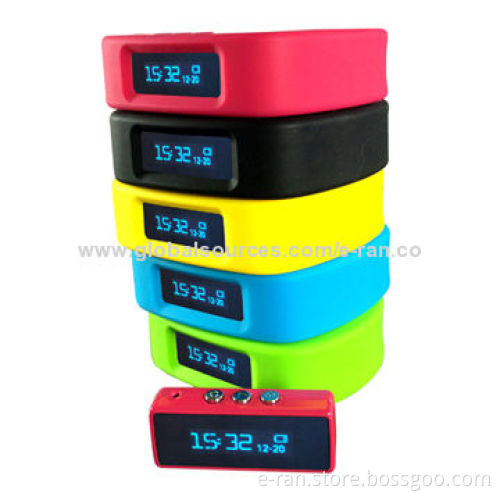 ER-W08 Fitness Bracelets/Colorful Wristbands, Advanced Low-radiation Design
